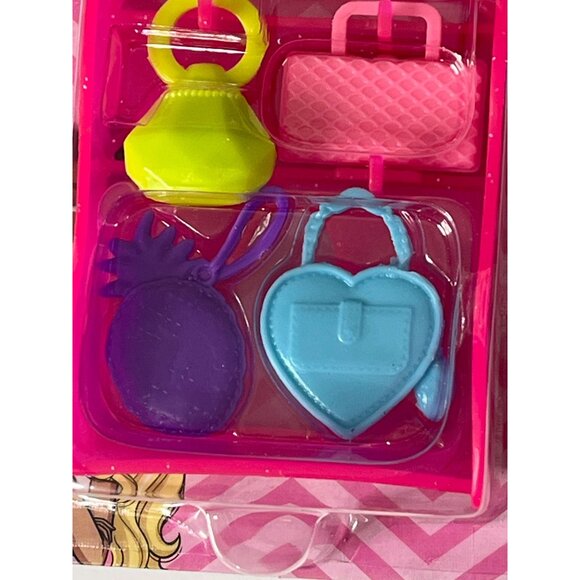 Barbie Handbag Accessory Pack – 4 Doll Purses Fashion Toy Set NIB - Picture 3 of 4